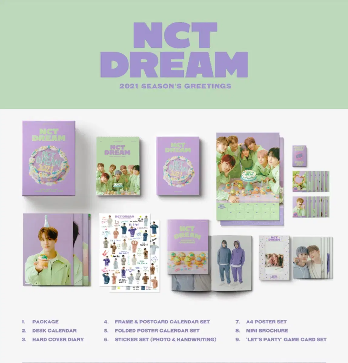 NCT DREAM 2021 시즌 그리팅 풀박스